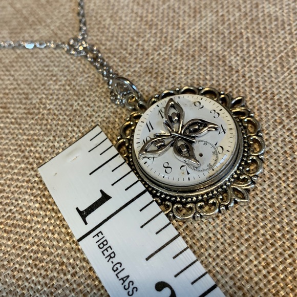 Butterfly 3D Necklace 30” NWOT Handmade - Picture 5 of 7